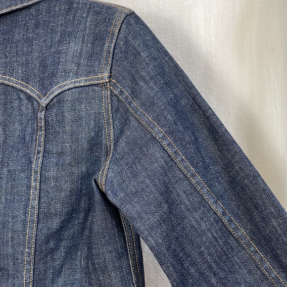 Vintage GAP Stretch Jean Jacket NWOT dark wash - Picture 11 of 16